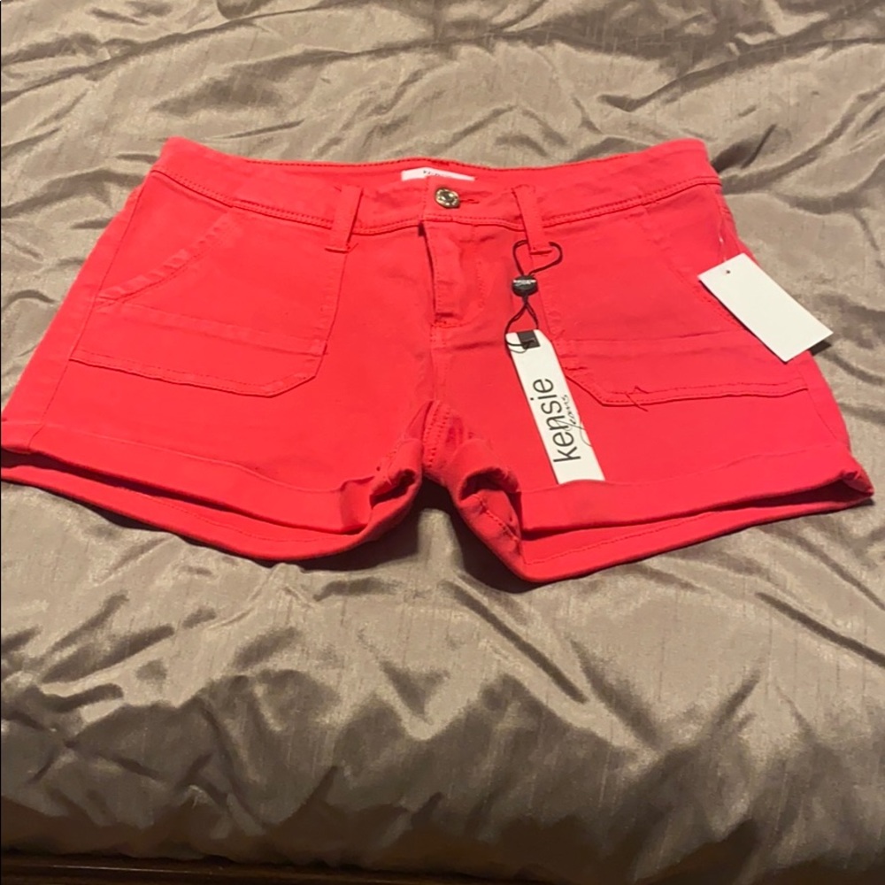 Red shorts